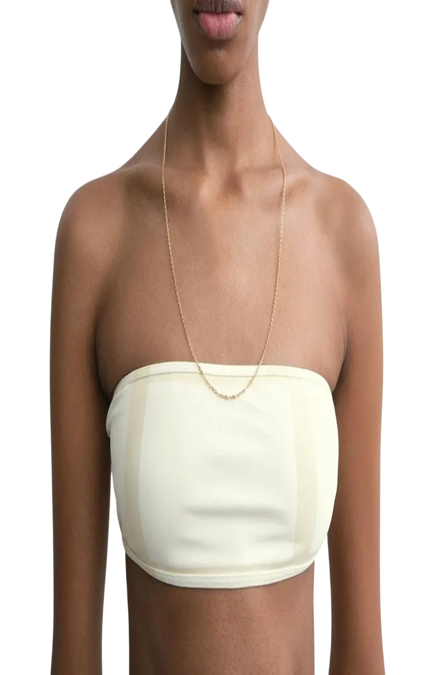 Cargar imagen en el visor de la galería, Monogram strapless bikini top
