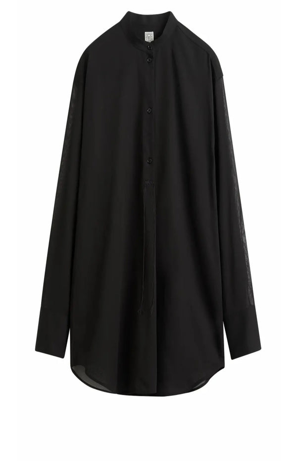 Load image into Gallery viewer, Black Cotton Blouse