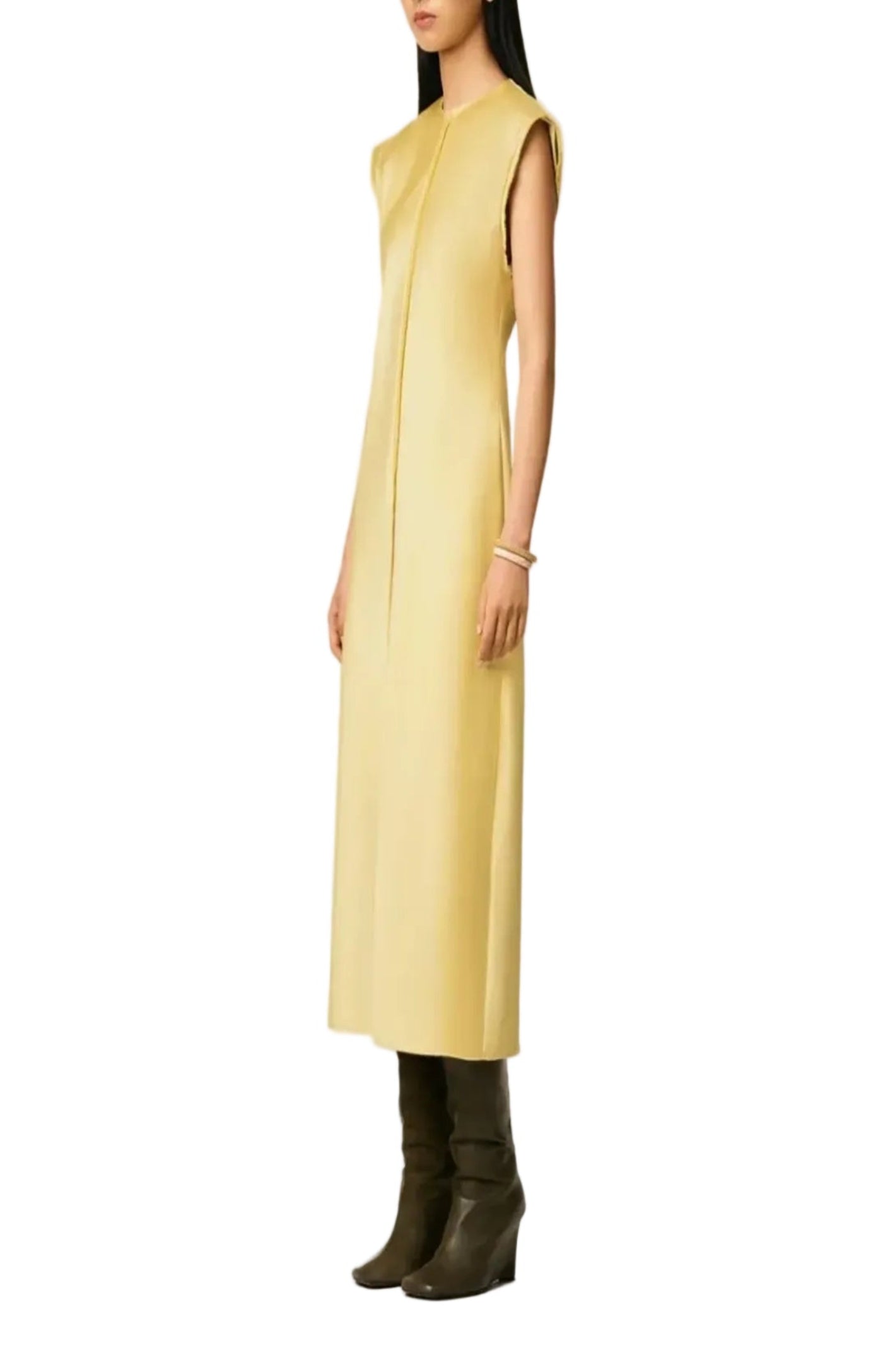 Cargar imagen en el visor de la galería, Long Raw Edge Details Dress