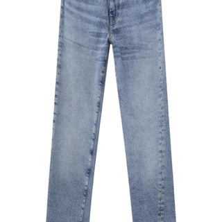 Straight-leg jeans