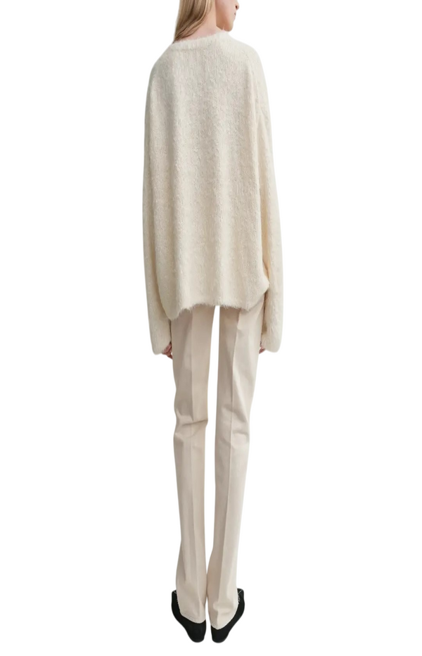 Load image into Gallery viewer, White Silk Jumper