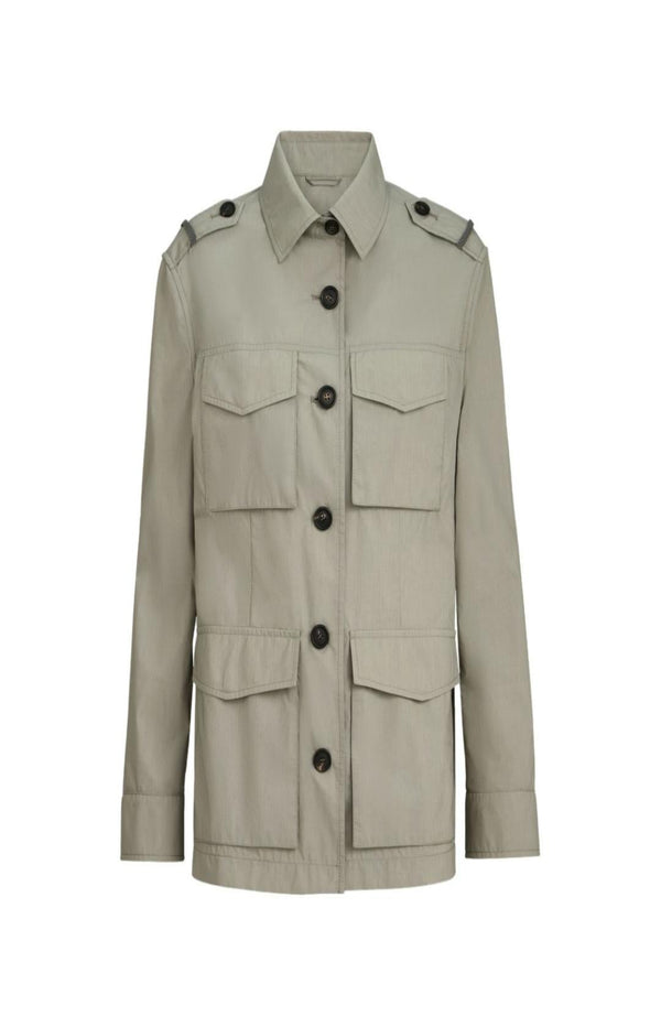 Load image into Gallery viewer, Khaki cotton jacket