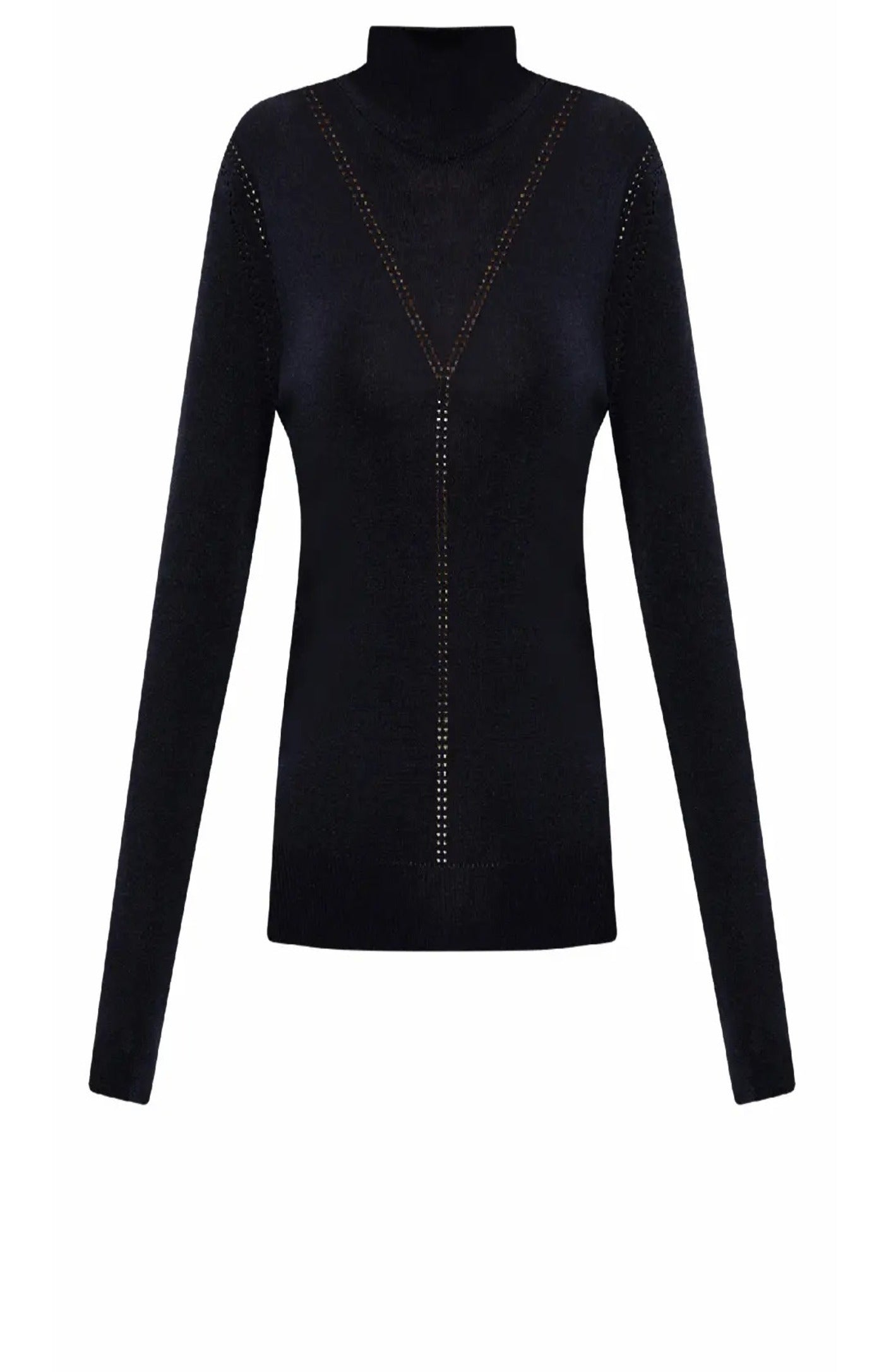 Cargar imagen en el visor de la galería, Black silk jumper