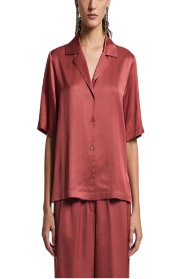 Load image into Gallery viewer, Viscose satin shirt