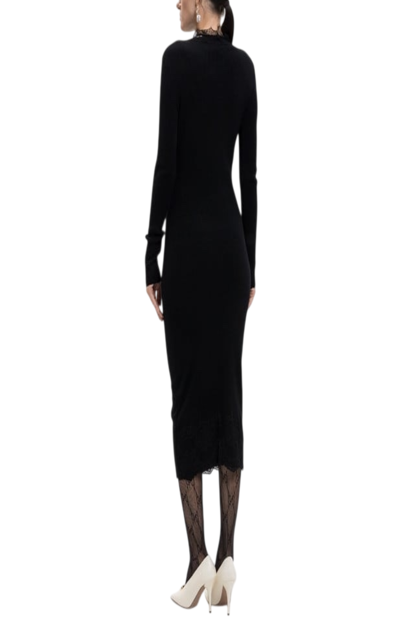 Cargar imagen en el visor de la galería, Midi dress in black