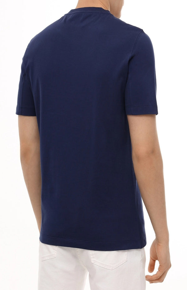 Load image into Gallery viewer, Brunello Cucinelli Cotton T-shirt with Logo Print