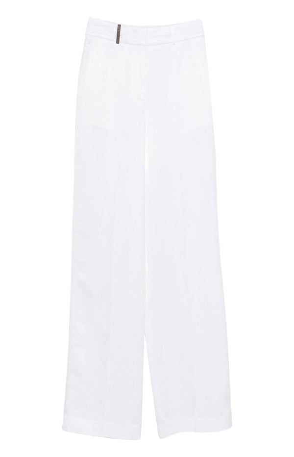 Load image into Gallery viewer, Linen and viscose twill trousers