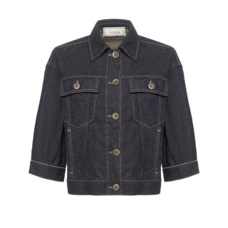 Cotton/linen twill jacket
