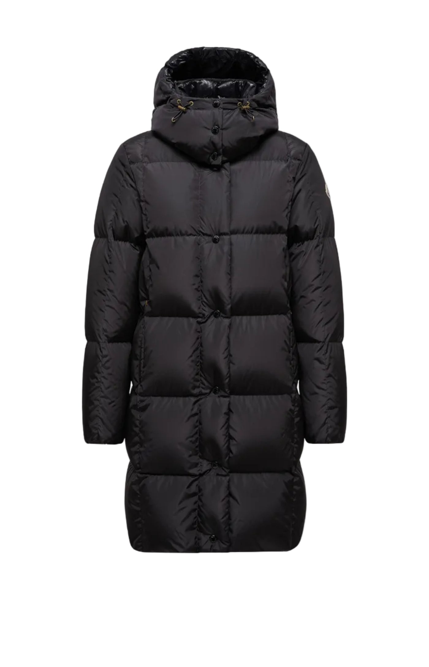 Load image into Gallery viewer, Litte Square-Quilted Hooded Long Down Jacket