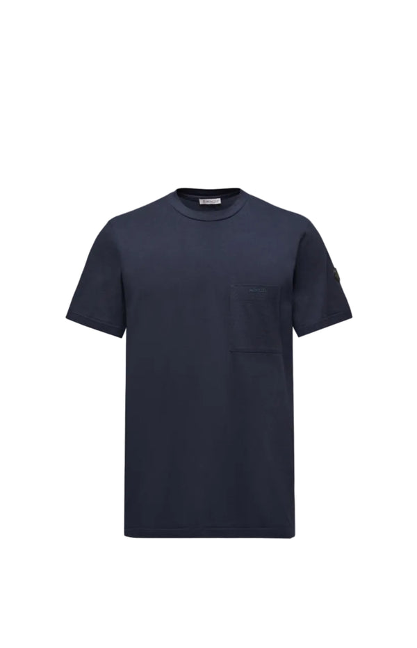 Charger l'image dans la galerie, Logo Cotton &amp; Silk T-Shirt with Pocket