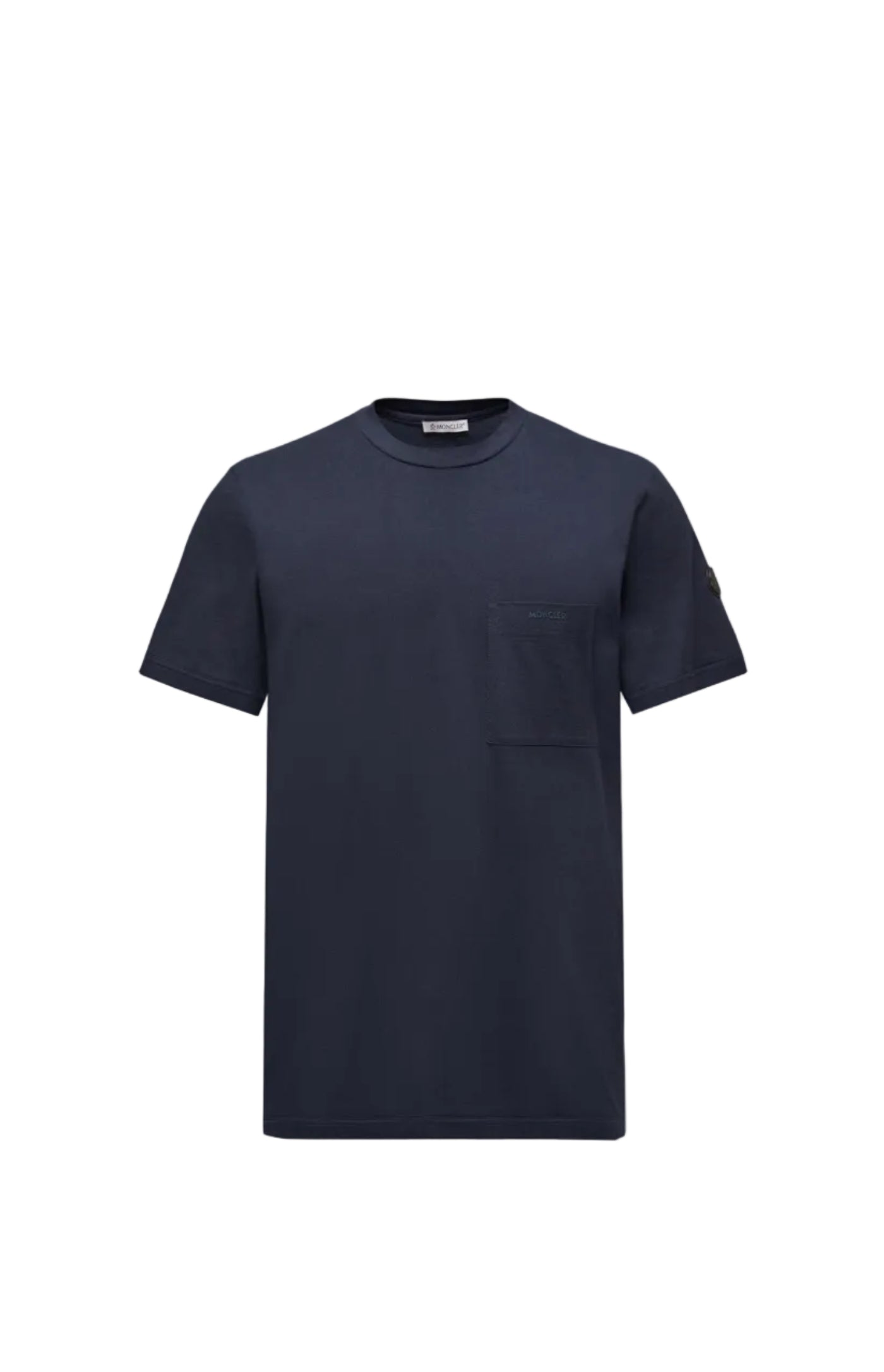 Cargar imagen en el visor de la galería, Logo Cotton &amp; Silk T-Shirt with Pocket