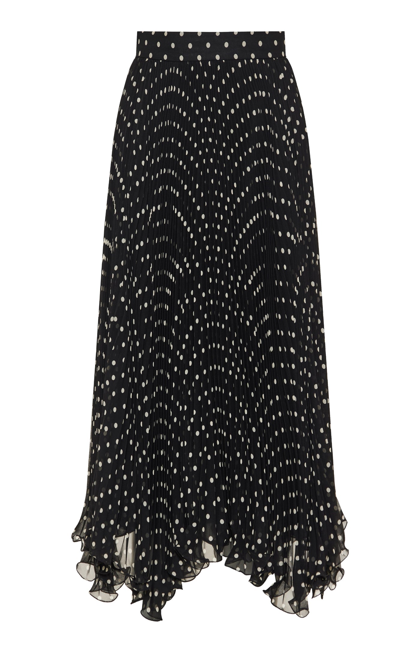 Cargar imagen en el visor de la galería, Polka dot mid-length skirt