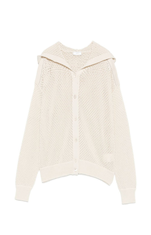 Load image into Gallery viewer, Sweatshirt with buttons in pure cotton yarn