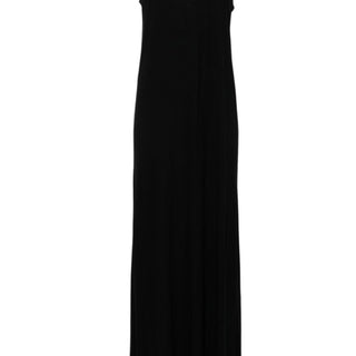Scoop-neck sablé dress