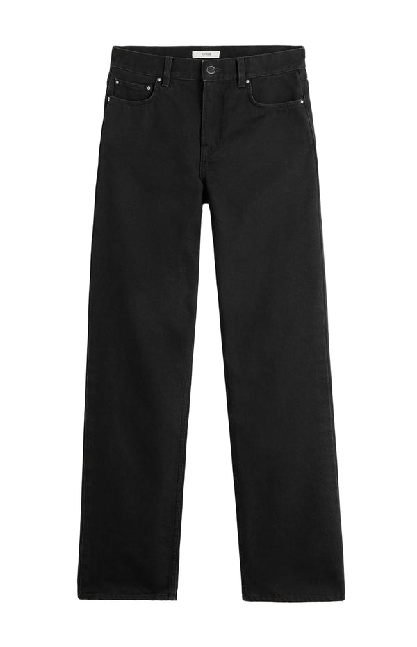 Load image into Gallery viewer, Low straight denim black