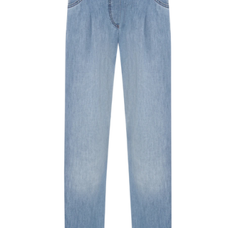 Brunello Cucinelli cropped jeans in light blue
