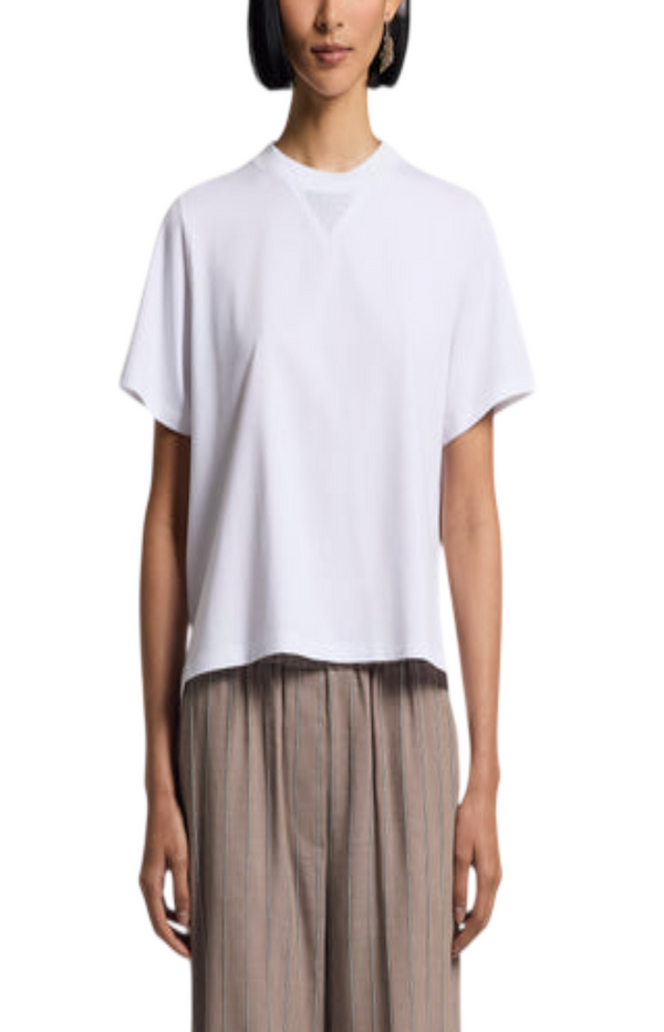 Load image into Gallery viewer, Stretch cotton jersey T-shirt
