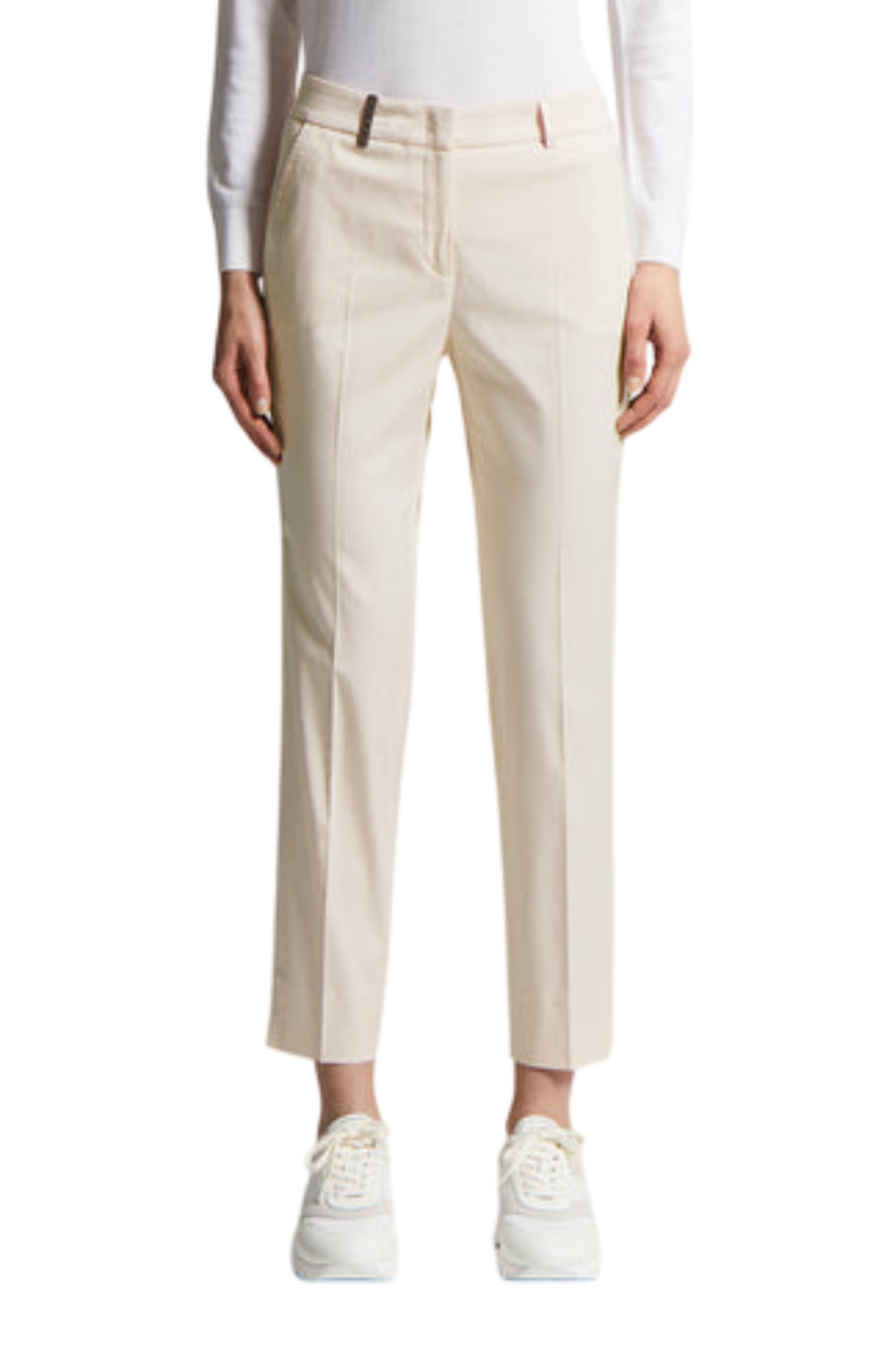 Cargar imagen en el visor de la galería, Iconic combed cotton gabardine 4718 trousers