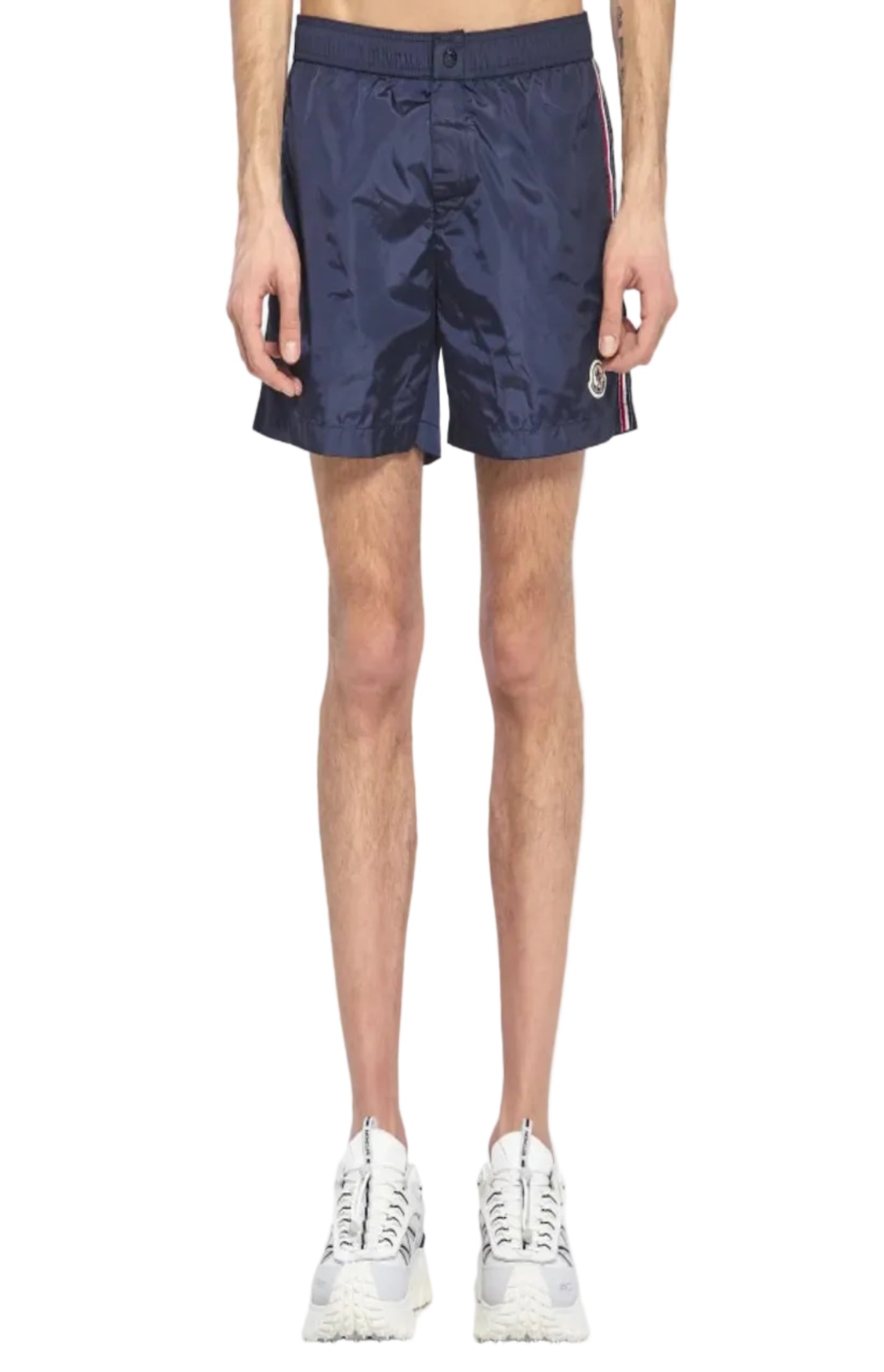 Cargar imagen en el visor de la galería, Swim shorts with a logo patch