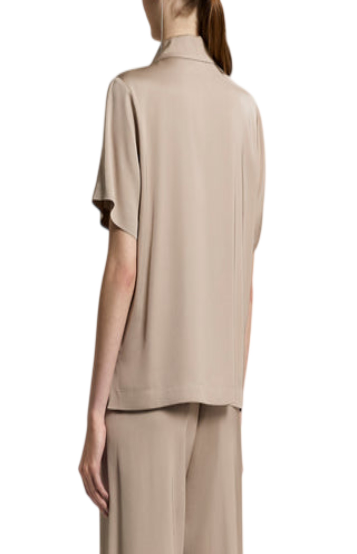 Cargar imagen en el visor de la galería, Fluid viscose satin shirt