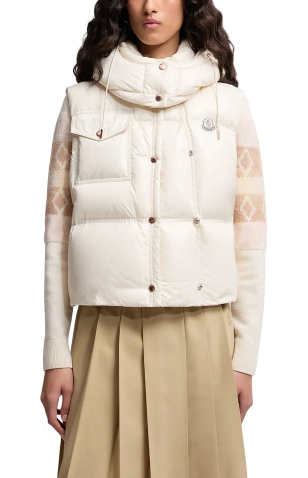 Load image into Gallery viewer, Pario Hooded Down Gilet