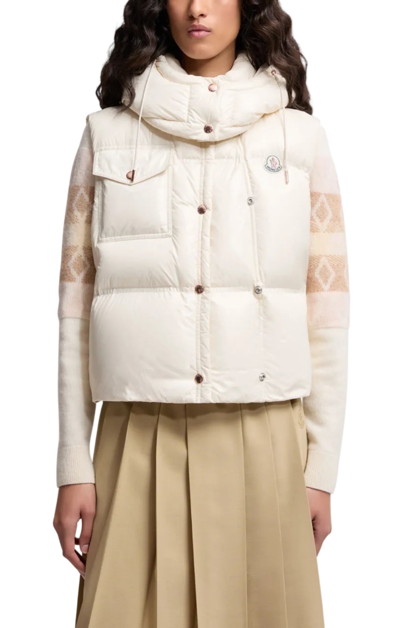 Cargar imagen en el visor de la galería, Pario Hooded Down Gilet