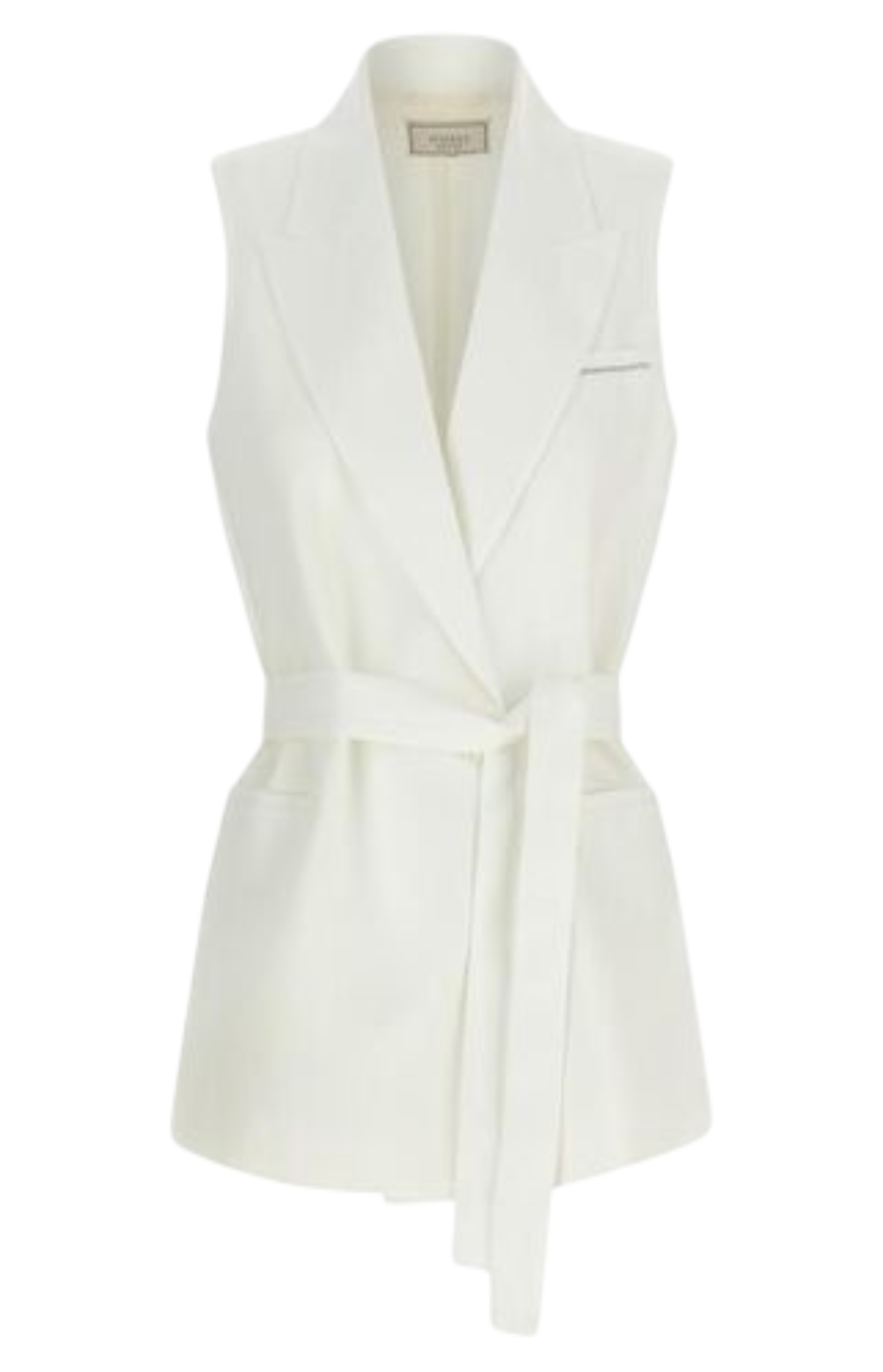 Load image into Gallery viewer, Linen viscose twill blazer with belt