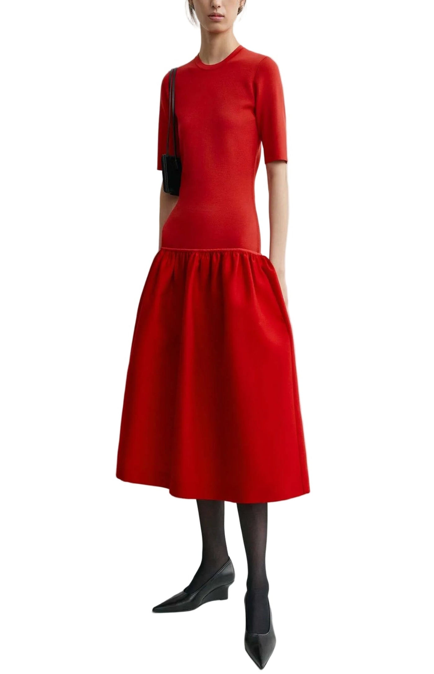 Cargar imagen en el visor de la galería, Twinflower tee dress poppy