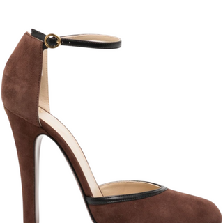 Ankle-strap heeled pumps