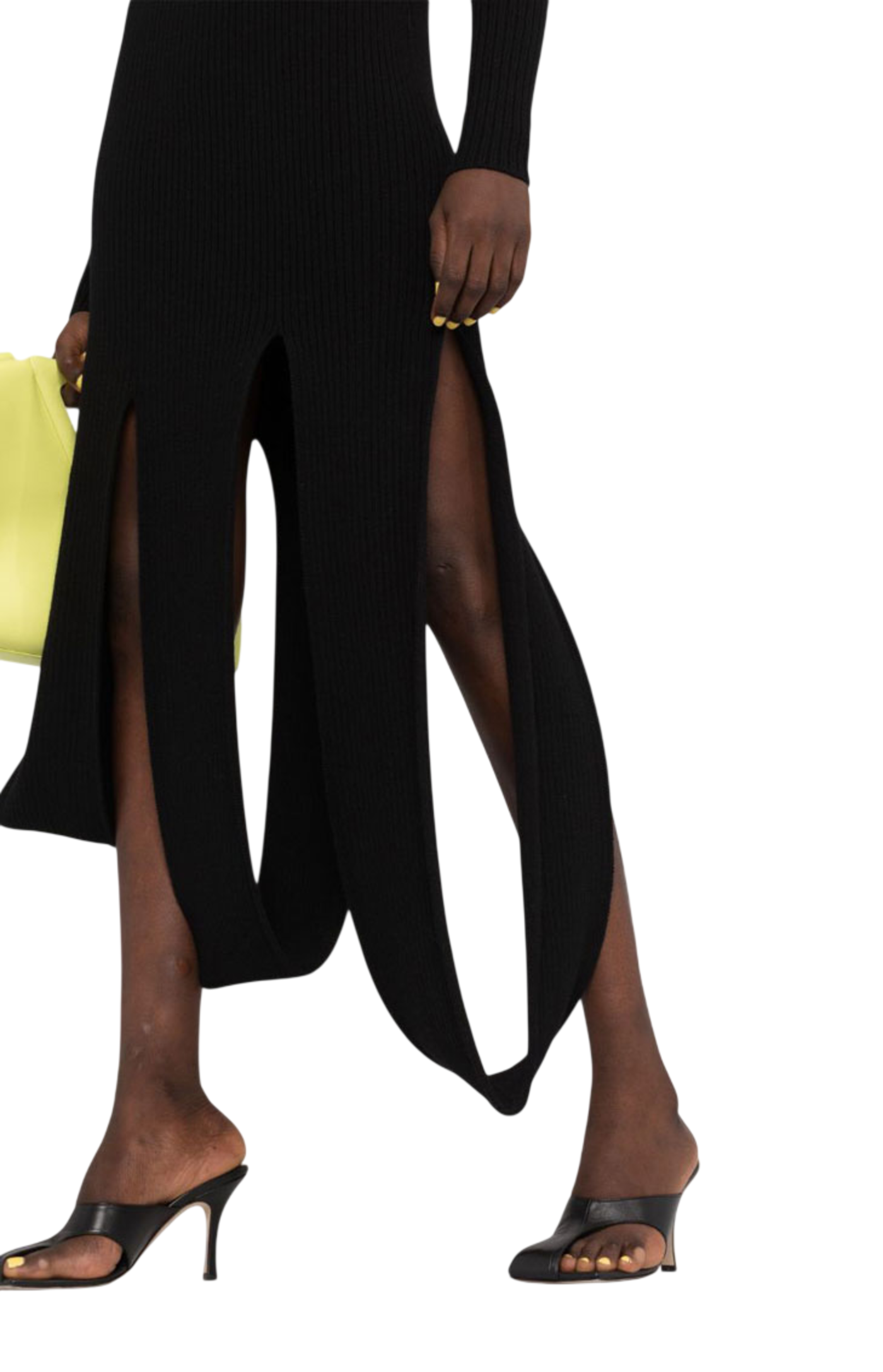 Cargar imagen en el visor de la galería, Bottega Veneta Asymmetric knitted dress
