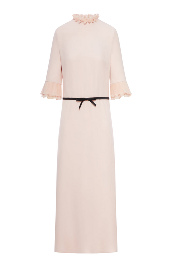 Load image into Gallery viewer, Silk cady midi dress