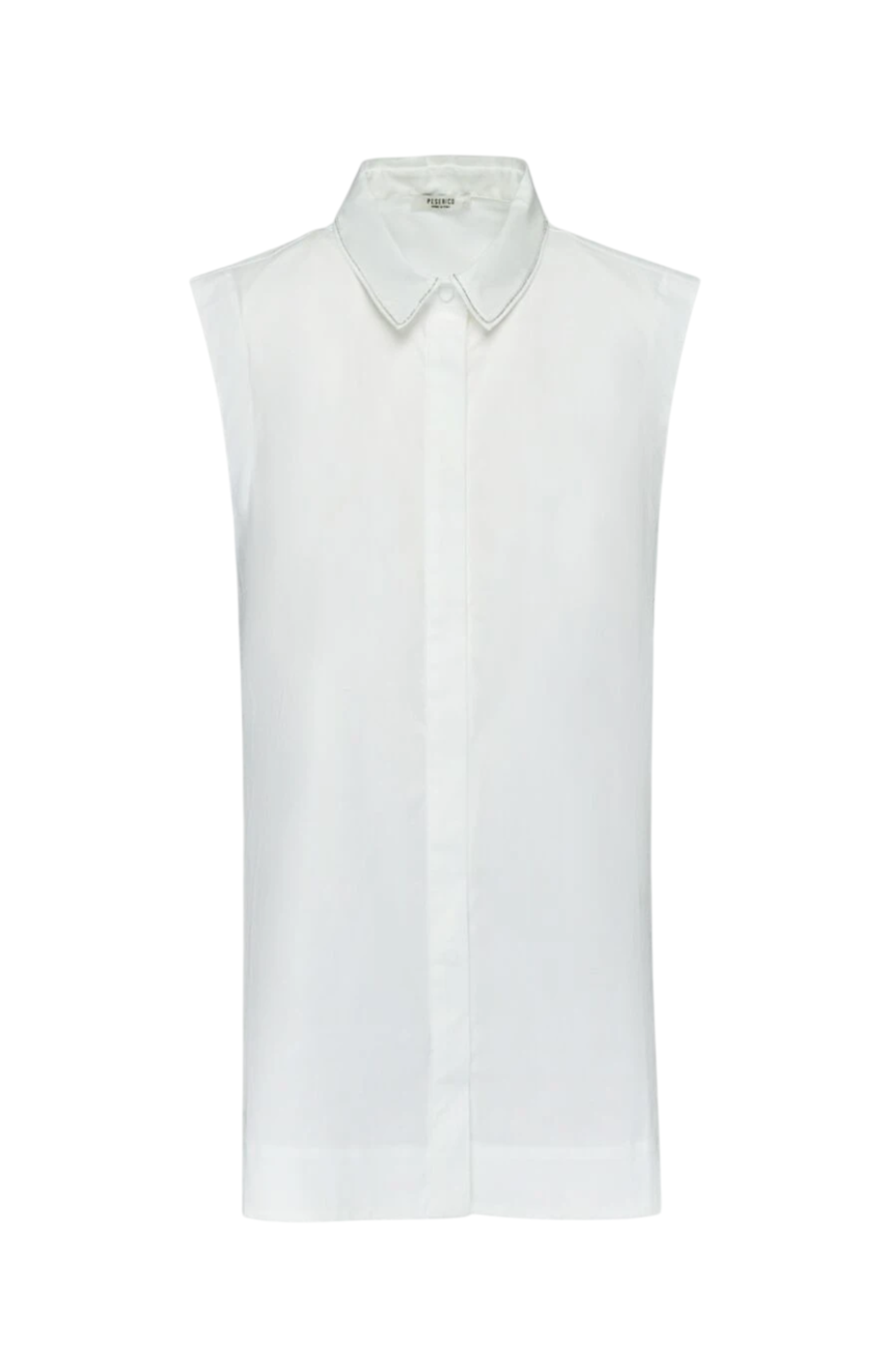 Load image into Gallery viewer, Peserico sleeveless collared shirt