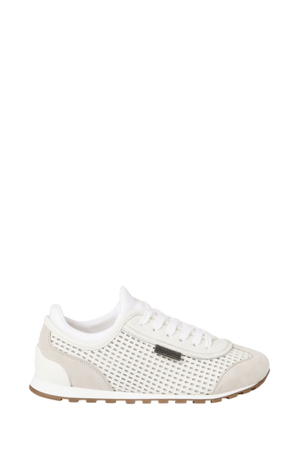Load image into Gallery viewer, Brunello Cucinelli Monili-detailed knit sneakers
