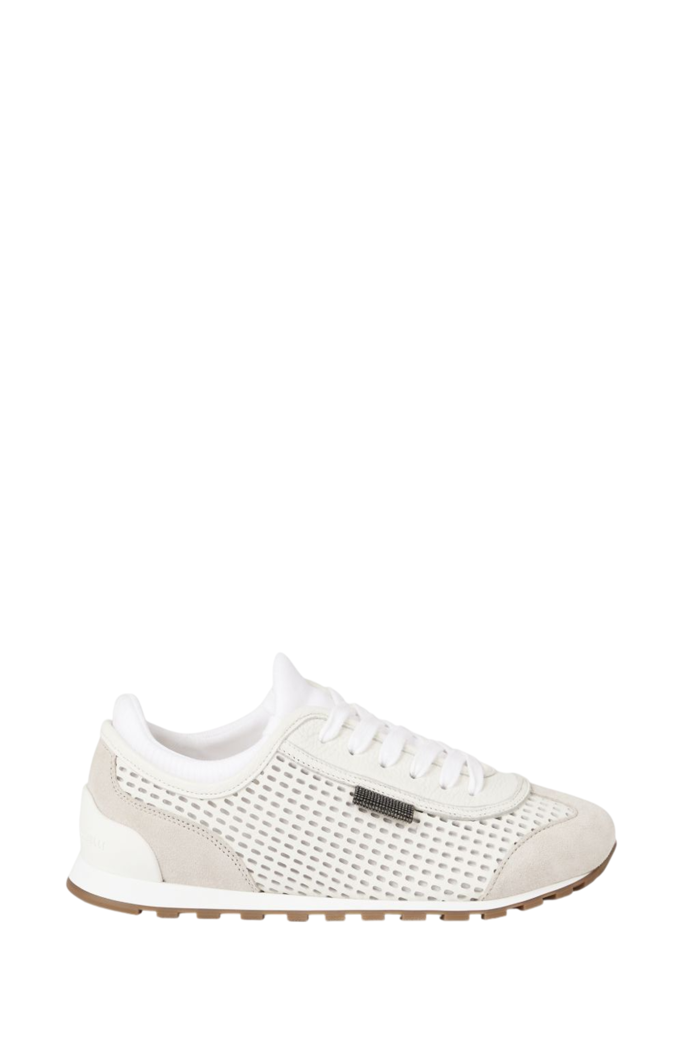 Cargar imagen en el visor de la galería, Brunello Cucinelli Monili-detailed knit sneakers