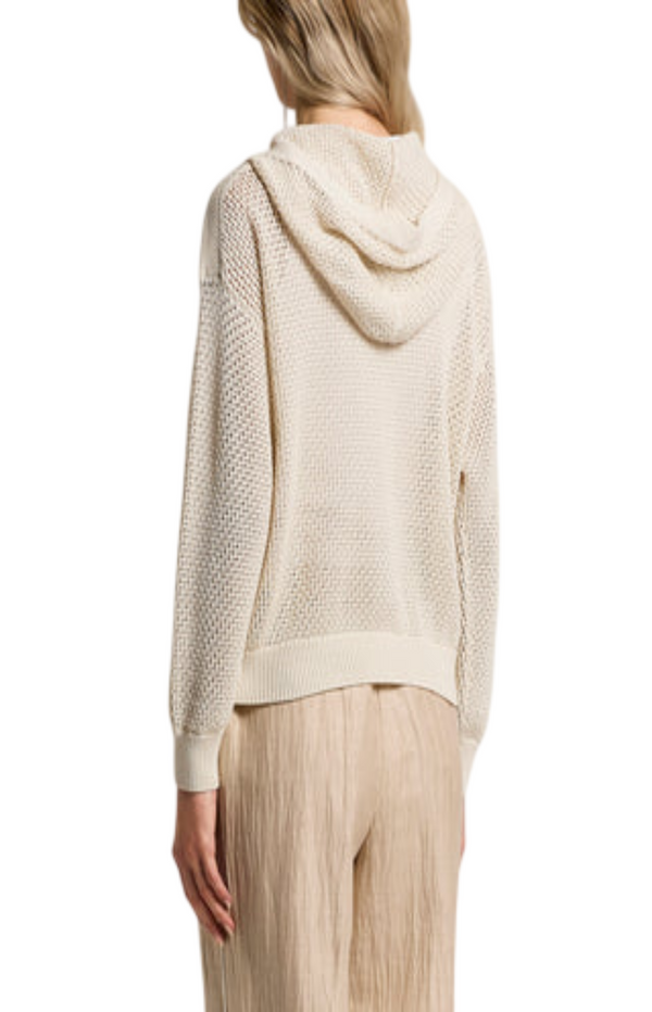 Load image into Gallery viewer, Sweatshirt with buttons in pure cotton yarn