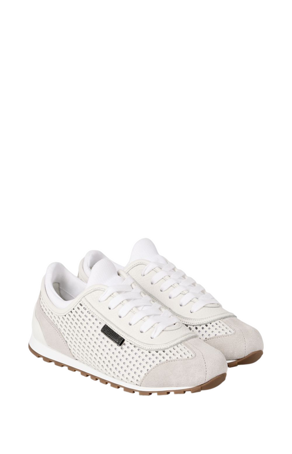 Load image into Gallery viewer, Brunello Cucinelli Monili-detailed knit sneakers
