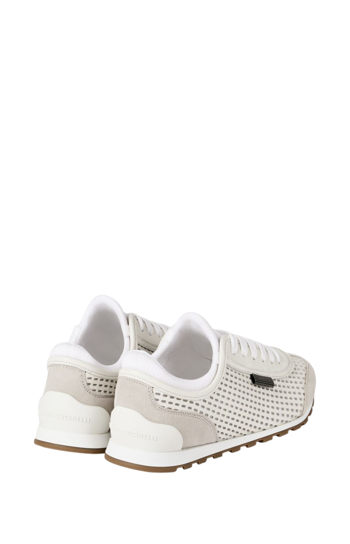 Cargar imagen en el visor de la galería, Brunello Cucinelli Monili-detailed knit sneakers