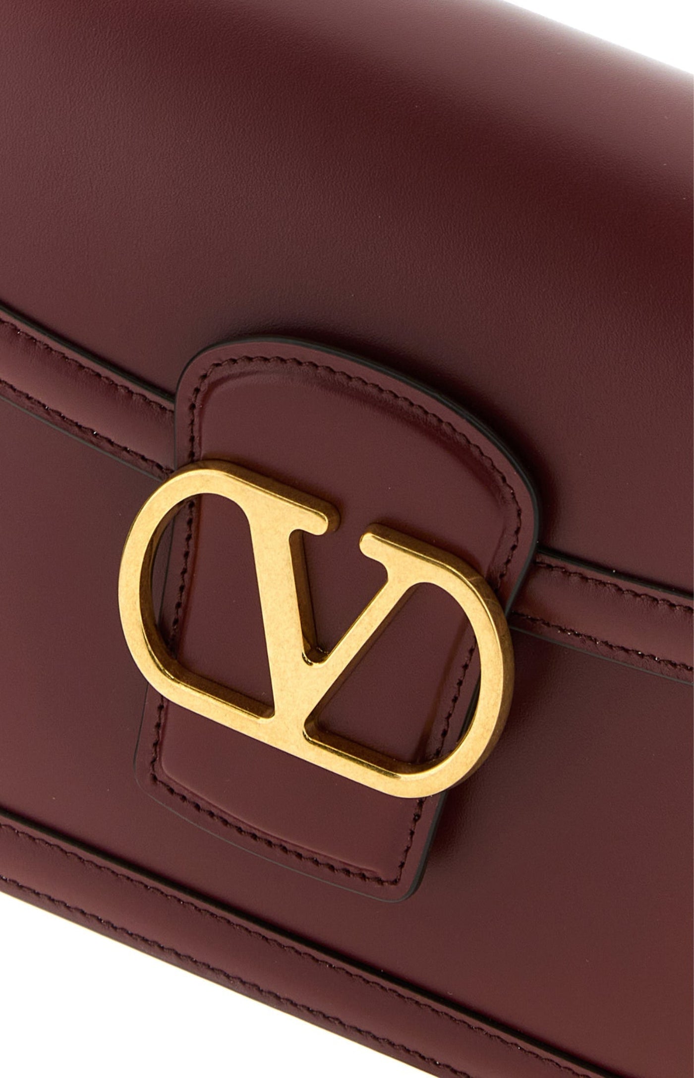 Cargar imagen en el visor de la galería, Burgundy leather 9TO5 shoulder bag