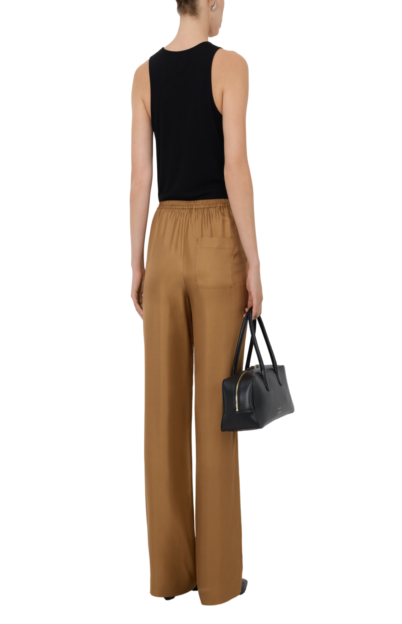 Cargar imagen en el visor de la galería, Silk twill trousers