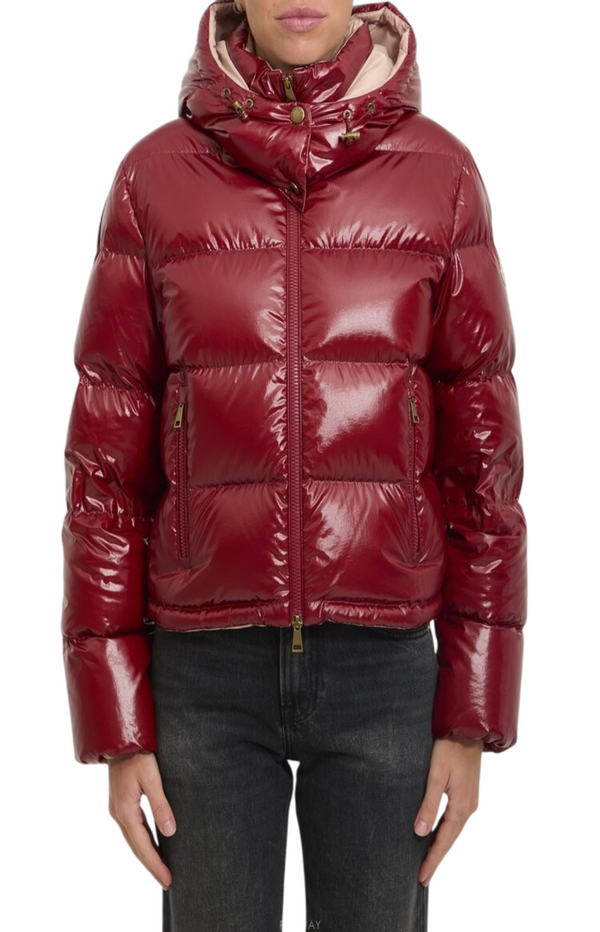 Load image into Gallery viewer, Niveole Red Down Jacket