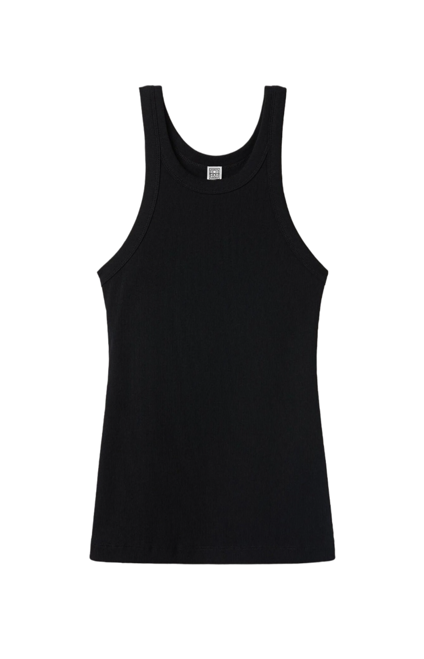 Cargar imagen en el visor de la galería, Curved Rib Tank Black