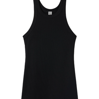 Curved Rib Tank Black