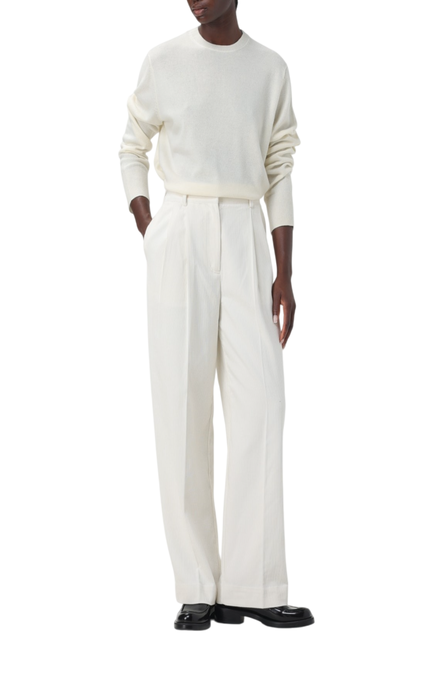 Cargar imagen en el visor de la galería, Crew Neck Cashmere Jumper