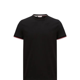 Tricolour-Trimmed Cotton T-Shirt