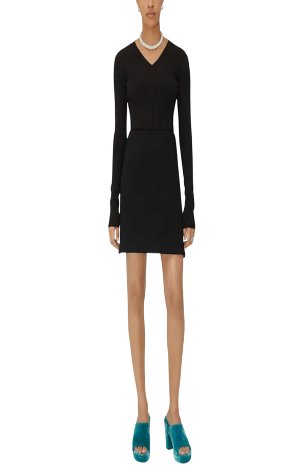 Load image into Gallery viewer, Bottega Veneta A-line mini skirt