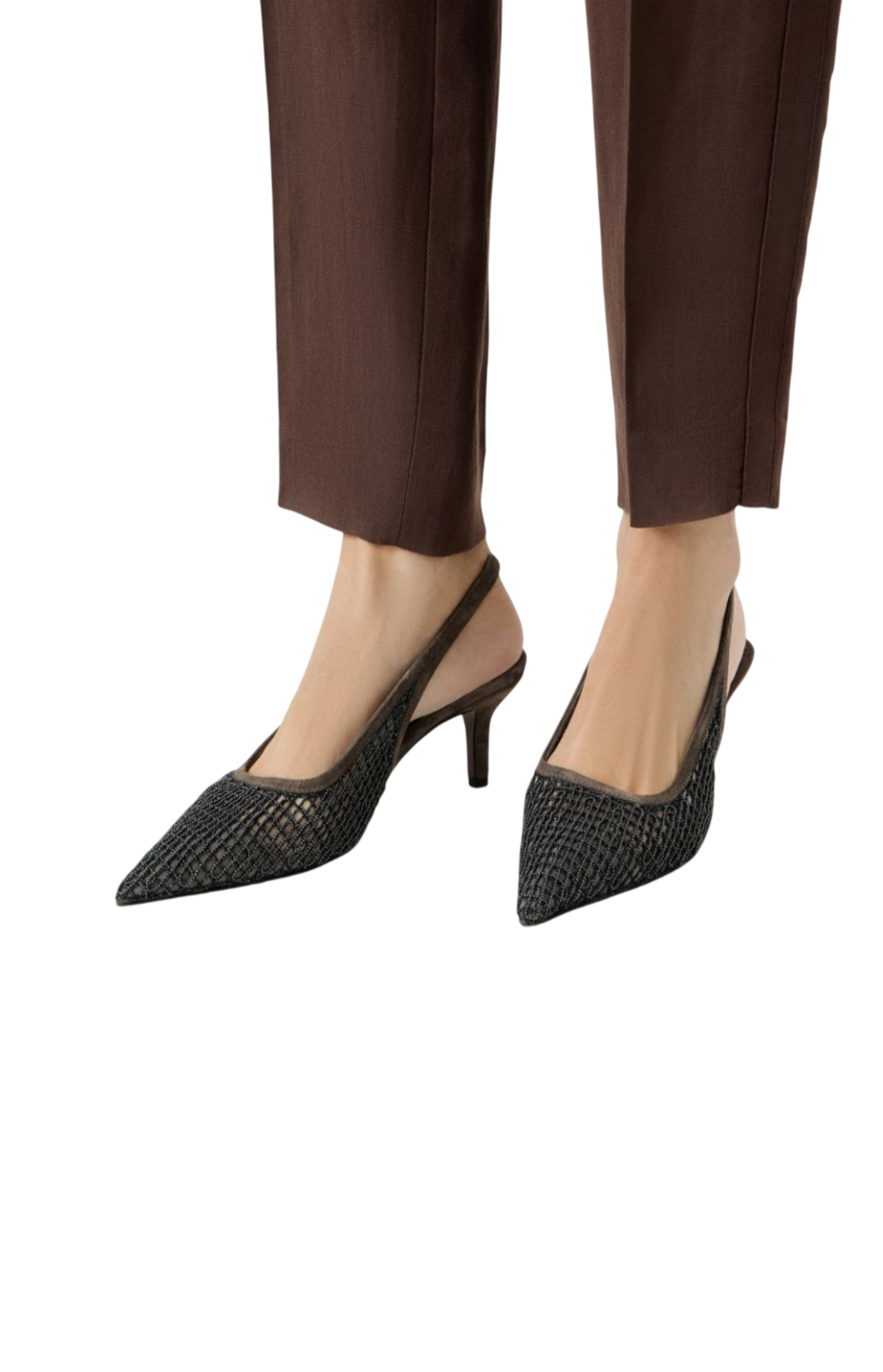 Cargar imagen en el visor de la galería, Brunello Cucinelli slingback pumps