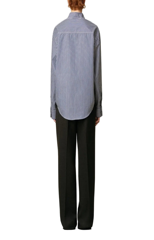 Load image into Gallery viewer, Blue Shirt with stripe pattern