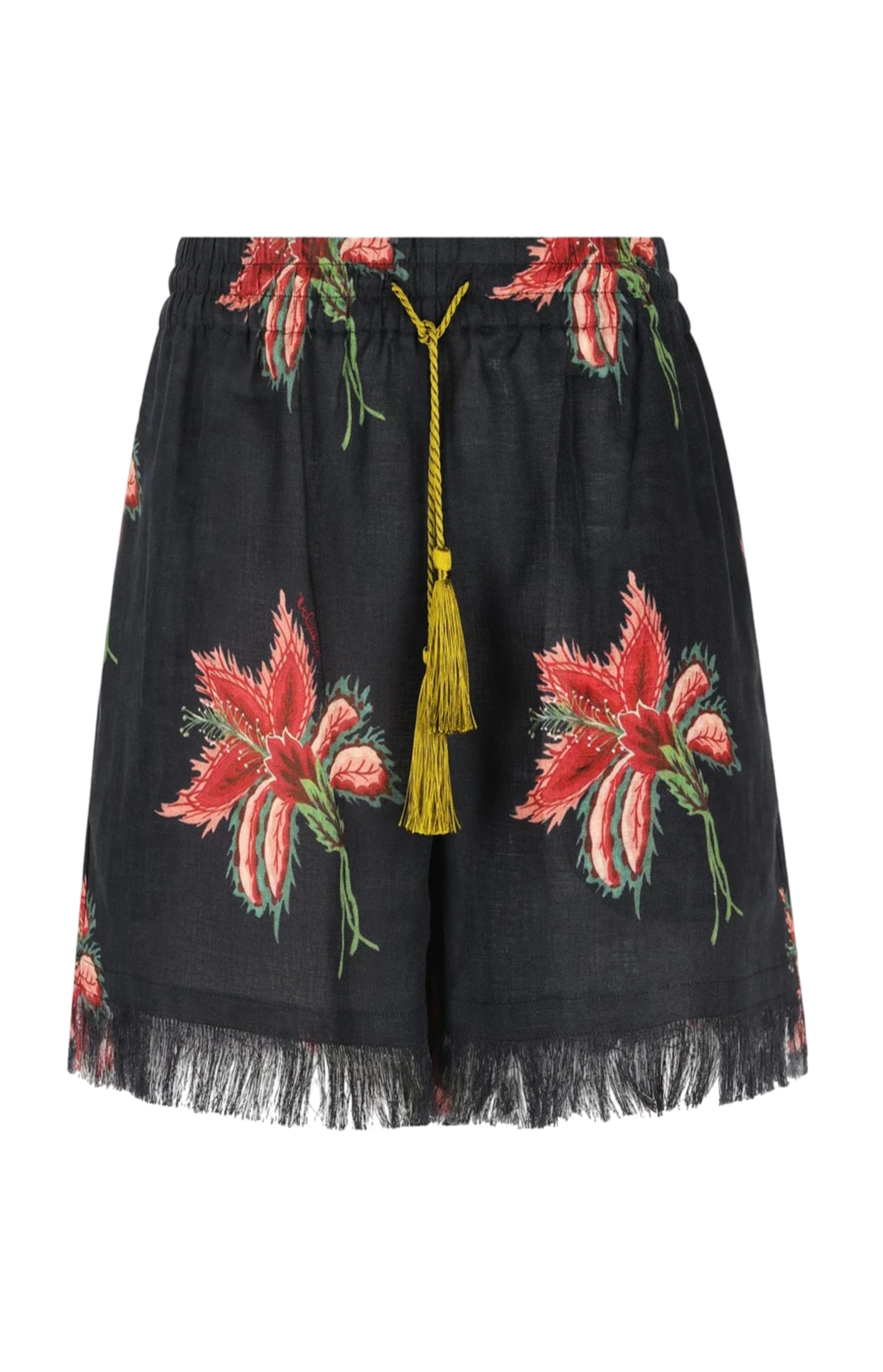 Load image into Gallery viewer, Tassel-detailed fringed shorts