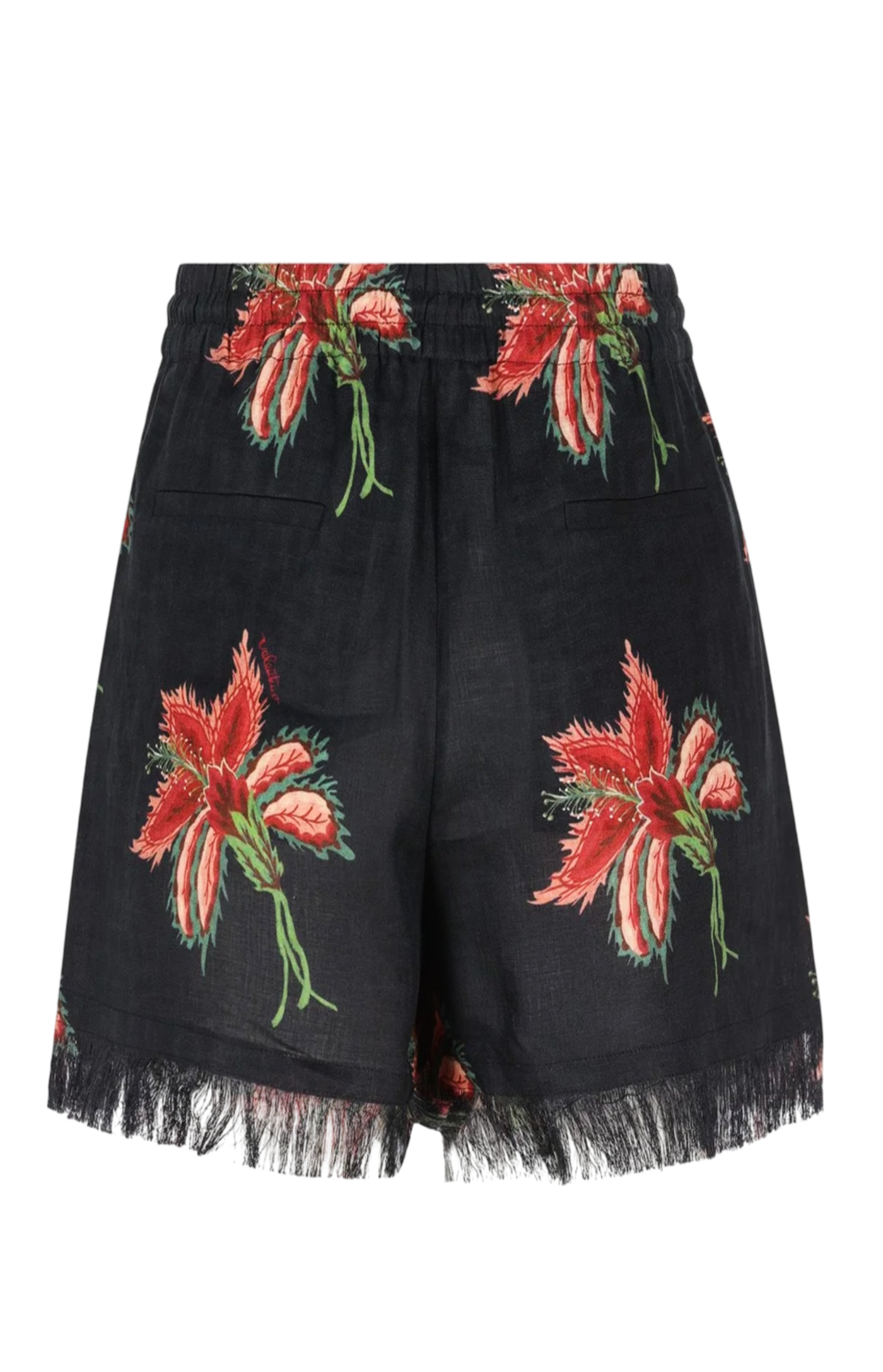 Load image into Gallery viewer, Tassel-detailed fringed shorts
