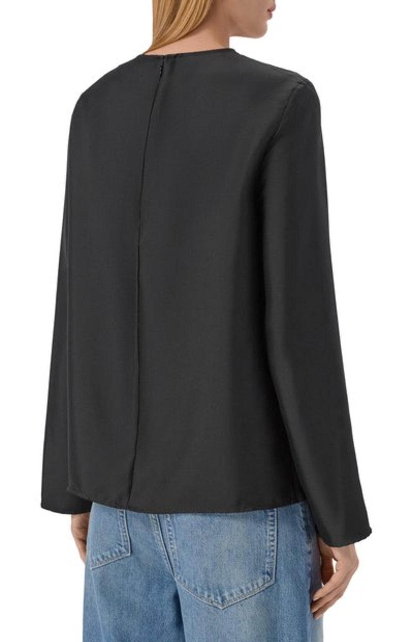 Cargar imagen en el visor de la galería, Draped ornament-detail blouse